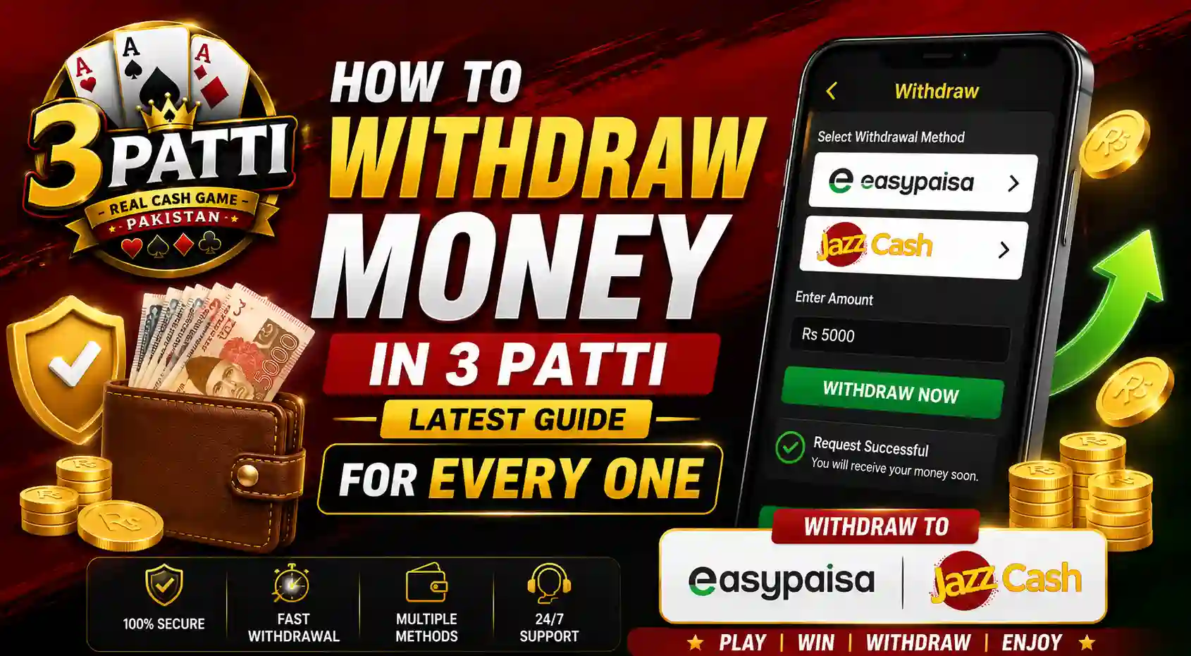 How to Withdraw Money in 3 Patti Latest Guide for every one